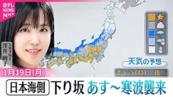 【天気】日本海側で天気下り坂  北日本で真冬の寒さ…東・西日本は3月並みも
