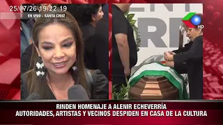 TRIBUTE TO ALENIR ECHEVERRÍA: AUTHORITIES, ARTISTS, AND NEIGHBORS SAY FAREWELL AT THE HOUSE OF CU...