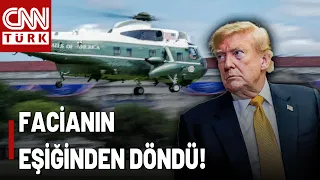 Trump Narrowly Avoids Disaster! Helicopter and Plane Fly Dangerously Close: Watch the Moment...