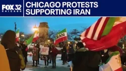 Chicago protests supporting Iran