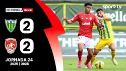 Resumo: Tondela 2-2 Santa Clara - Liga Portugal Betclic | sport tv
