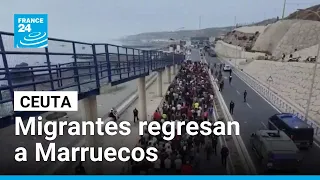 Crisis migratoria en Ceuta desata enfrentamiento político en España • FRANCE 24 Español