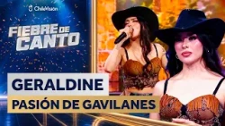 GERALDINE MUÑOZ - PASIÓN DE GAVILANES 🎤 TV SERIES NIGHT 🎶 Singing Fever