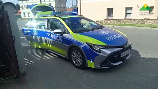 Bielawa. Citizens' arrest of an intoxicated driver after crashing into a fence