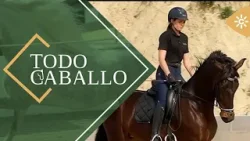 Julia Tocino con Hablanera en su centro de alto rendimiento