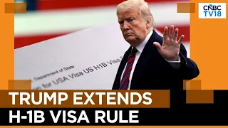Trump Extends $100,000 H-1B Visa Fee Requirement For Another Year Till September 2027 | N18G