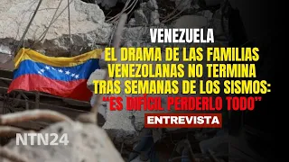 The drama for Venezuelan families continues weeks after the earthquakes: It’s hard to lose everyt...