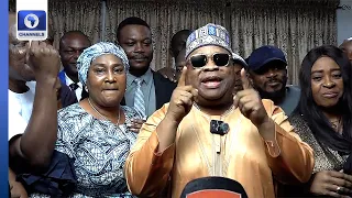 Watch Adeleke's Reaction The Moment He Was Declared Winner Of Osun Gov Election