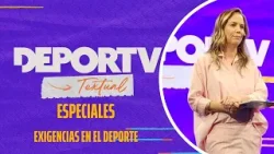 Ceci Ruffa presenta un especial sobre exigencias en el deporte | DEPORTV Textual