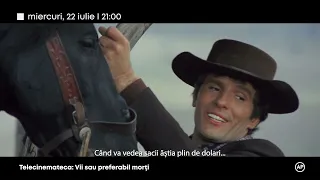 Vii sau preferabil morţi, cu Giuliano Gemma, la Telecinemateca, pe TVR1