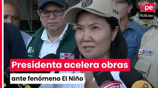 Presidenta Fujimori anuncia S/140 millones para Piura y medidas urgentes ante El Niño