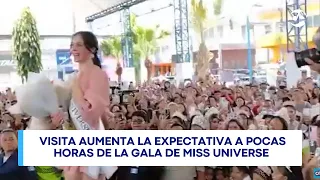 Fátima Bosch continues her tour through Guatemala with a visit to Santa Lucía Cotzumalguapa