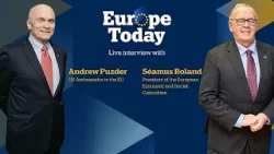 Europe Today: l'ambasciatore Usa presso l'Ue e il Presidente del Cese con noi in studio