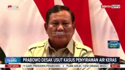 Tegas! Prabowo Minta Usut Kasus Penyiraman Air Keras Aktivis KontraS #Beritasatu