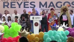 Evelyn Salgado celebra el Día de Reyes con niñas y niños de Chilpancingo