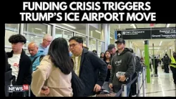 Donald Trump Warns of ICE Deployment at Airports Amid Funding Crisis | US Shutdown News | N18G Donald Trump Warns of ICE Deployment at Airports Amid Funding Crisis | US Shutdown News | N18G