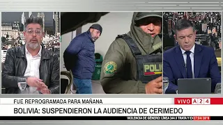 🔴 BOLIVIA: SUSPENDIERON LA AUDIENCIA DE CERIMEDO