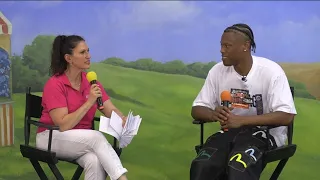 Wolves' Jaylen Clark stops by KARE 11 Barn
