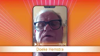 TV Oranje app video message - Doeke Hemstra