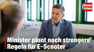 Minister plans even stricter rules for e-scooters | krone.tv NEWS