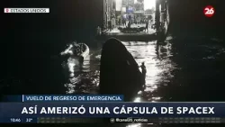 ? VUELO DE REGRESO ANTICIPADO | Los cuatro tripulantes aterrizaron tras 10 horas de descenso