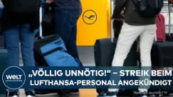 DEUTSCHLAND: Eskalation zwischen Lufthansa und Personal – Streik für Donnerstag angekündigt!