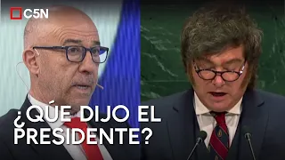 "Surprising, late, and unbelievable" | OSCAR LABORDE analyzed JAVIER MILEI's speech at the UN