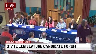 State Legislature Candidate Forum Opening Statements