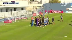 Nίκη Βόλου - Πανιώνιος | Σύρραξη μεταξύ των παικτών μετά το κερδισμένο πέναλτι των "κυανέρυθρων"