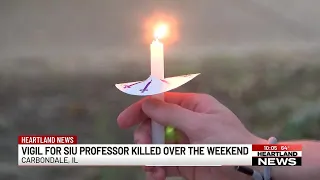 SIU Carbondale comes together for candlelight vigil for beloved professor