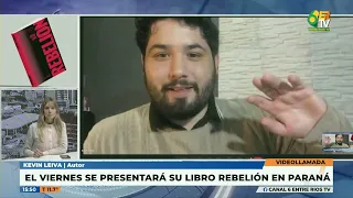P6 Kevin Leiva: The book REBELIÓN is presented in Paraná