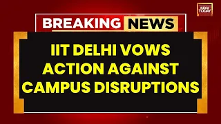 Breaking News: IIT Delhi Director Warns Protesting Students Of Action After MSc Student Suicide