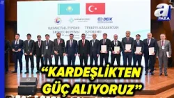 Cumhurbaşkanı Yardımcısı Cevdet Yılmaz: "Kazakistan'la Ticaret Hacmimiz Artıyor" l A Para