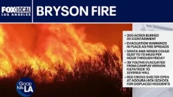 Bryson Fire knocks out power, cell service in Malibu