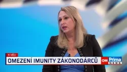 Omezování imunity? Je srabáctví, když politik nechce před soud, má jasno Pivoňka Vaňková Omezování imunity? Je srabáctví, když politik nechce před soud, má jasno Pivoňka Vaňková