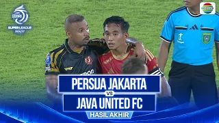 Persija Jakarta vs Java United  - Hasil Akhir | BRI Super League 2026/27