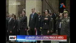 Luis Abinader llega a la Catedral Primada de América
