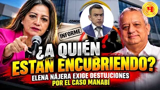 Elena Nájera exige destituir a vocales electorales de Manabí tras polémica reunión