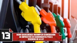 Eight gas stations fail to apply fuel tax exemptions despite the law being in effect