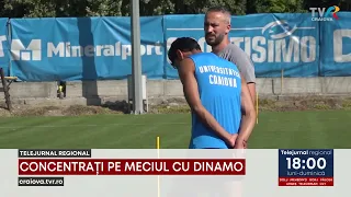 FOCUSED ON THE MATCH AGAINST DINAMO