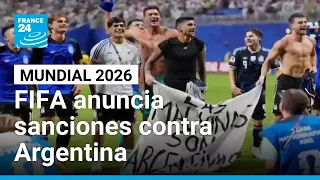 Doble expediente para Argentina en el Mundial 2026: estas son las sanciones de la FIFA
