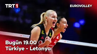 Türkiye-Letonya karşılaşması bu akşam 19.00’da TRT 1’de.📺