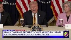 Iran Confirms Security Chief Killed By Israel As Trump Lashes Out At Nato Allies | TVJ News