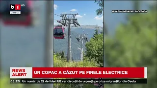 PANICĂ la TELEGONDONDOLA SINAIA. TURIȘTI BLOCAȚI
