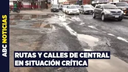 Desidia institucional se refleja en el calamitoso estado de rutas y calles del departamento Central