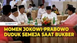 Momen Jokowi dan Prabowo Duduk Semeja saat Bukber Istana, Tepis Isu Renggang