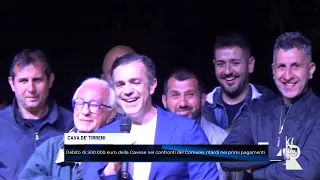 Cavese's 300,000 Euro debt to the Municipality, delays in first payment