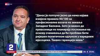 Prevoznici u BiH najavili proteste zbog problema sa kojima se susreću u EU