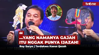 Undeterred! Roy Suryo Mocks Jokowi's Diploma Again Using Petruk Puppet and Elephant | tvOne