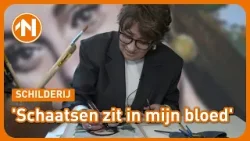 Marion schildert Femke Kok en Jutta Leerdam als beroemde schilderijen? Marion schildert Femke Kok en Jutta Leerdam als beroemde schilderijen?